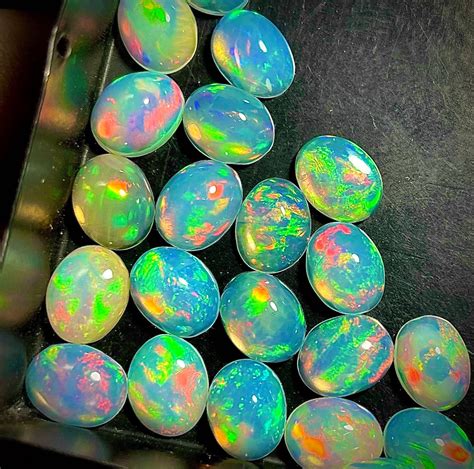 Opal Aaaa Cabochons Loose Gemstone Lot Natural Opal Etsy