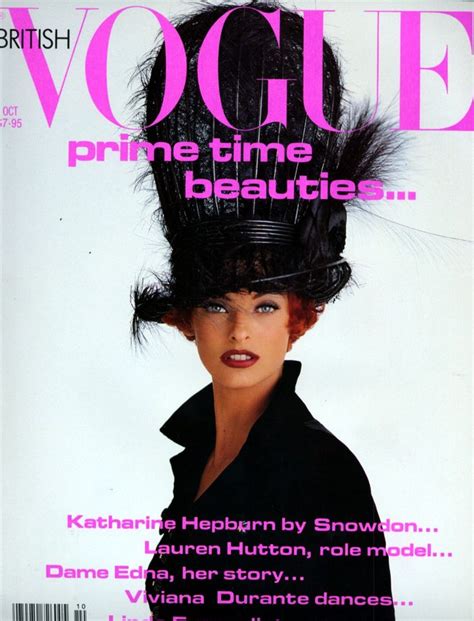 Linda Evangelista Vogue Magazine Covers Vogue Uk