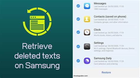 How To Retrieve Deleted Text Messages On Samsung Device 2022 Guide