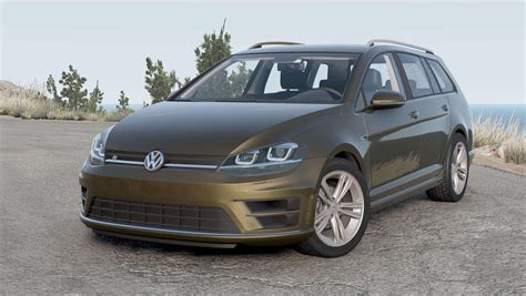 Volkswagen Golf R Variante Typ 5g 2015 Para Beamng Drive