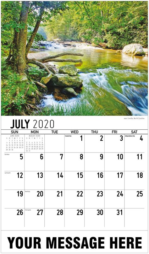 2020 Southeast Usa Scenic Calendar Business Promotional Calendar