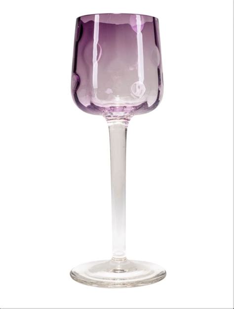 9 Wine Glasses „meteor“ Koloman Moser 1900 S