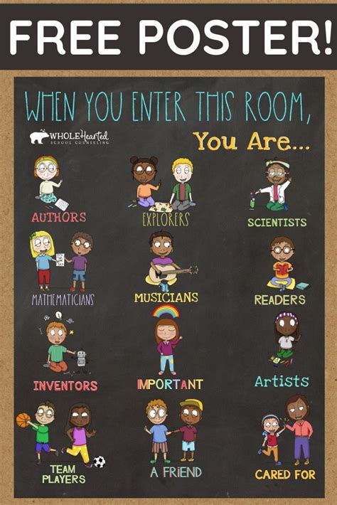 Teachers And School Counselors This Free When You Enter This Room