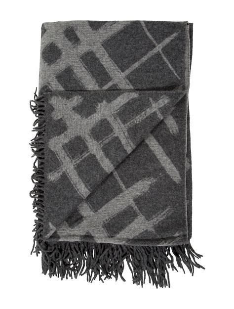 Burberry Wool Throw Blanket Grey Throws Pillows And Throws Bur88058