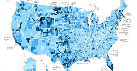 The 10 Counties Where The Richest People In America Are Concentrated