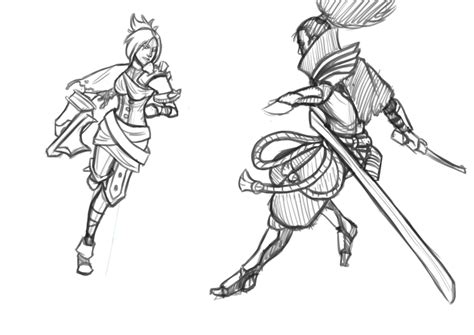 Wip Riven Vs Yasuo 1 By Rookie141 On Deviantart