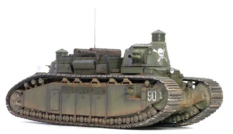 Самый большой серийный танк в мире Char 2c французский тяжеловес
