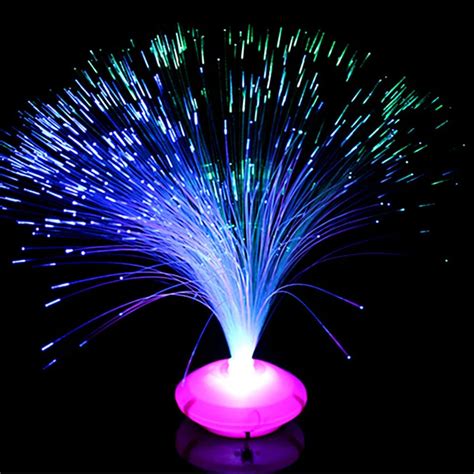 Beautiful Romantic Color Changing Led Fiber Optic Nightlight Lamp Small