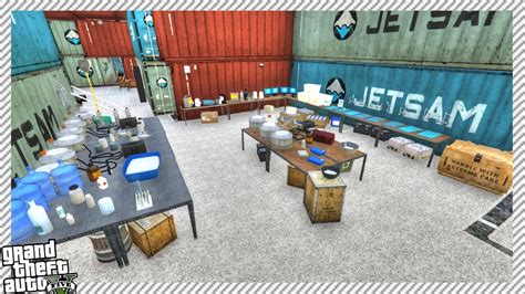 Secret Mafia Meth Lab At The Docks Gta 5 Mods Gameplay Youtube