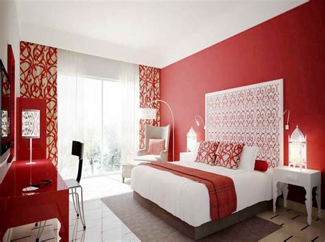 Not only does color contribute the overall design of the room, it also affects your mood and emotions. How to Simply Decorate Your Red Bedroom Walls ? | Red ...