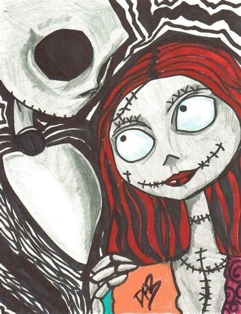 Jack And Sally Love Like Jack And Sally · A Drawing · Art And Drawing