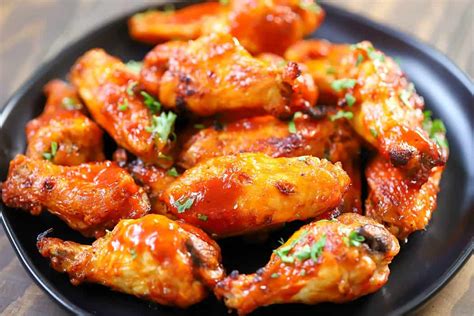 Air fryer chicken wings cook up amazingly crispy and juicy without deep frying. Air Fryer Chicken Wings Recipe - Yummy Healthy Easy