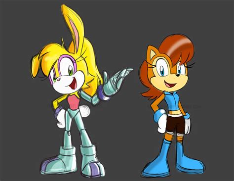 Quick Sketches Of Sally Acorn And Bunny Rabbot