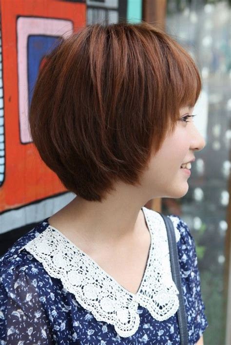 Side View Of Cute Short Korean Bob Hairstyle Sweet Hairstyles