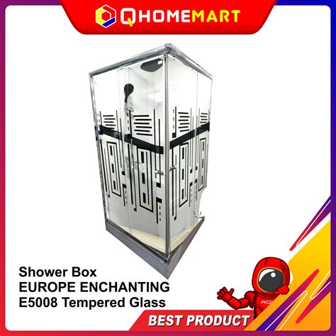 Jual Shower Box Europe Enchanting E5008 Tempered Glass Termurah