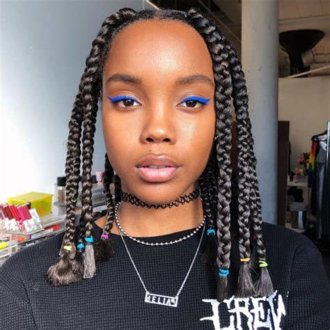 these 18 jumbo box braids are just incredible hairstyles vip