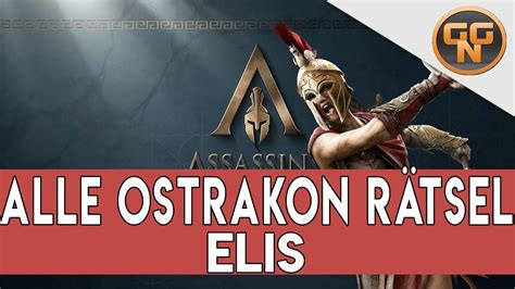 Assassins Creed Odyssey Guide Alle Ostrakon R Tsel Elis Gel St Youtube