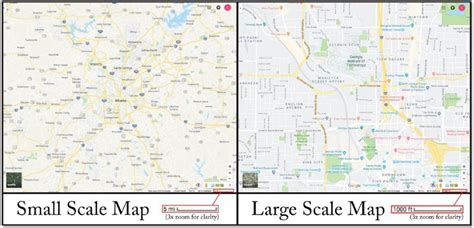 Large Scale Map Vs Small Scale Map World Map