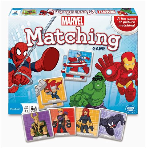 Check spelling or type a new query. Marvel Matching Game from Wonder Forge ~ A Review and Giveaway