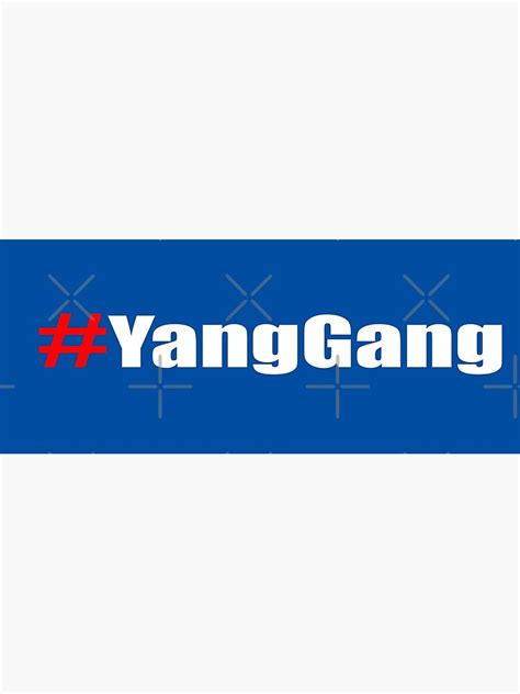 Hashtag Yang Gang Poster By Frigamribe88 Redbubble