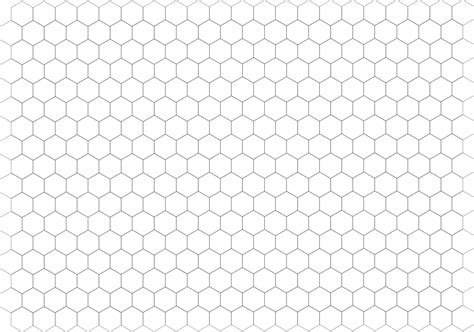 Hexagon Graph Paper - Hex Grid Clipart - Large Size Png Image - PikPng png image