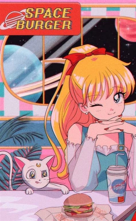 Sailor Moon Vintage 90s Anime Aesthetic Wallpaper Deeper