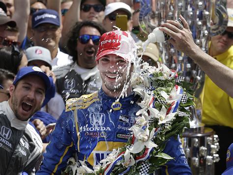 Pass Given Indy 500 Champion Alexander Rossi Helps Student Usa Today