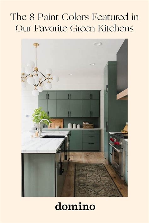Here are the best paint colors for kitchen cabinets and islands from. 8 Green Kitchen Cabinet Paint Colors We Swear By | Green ...