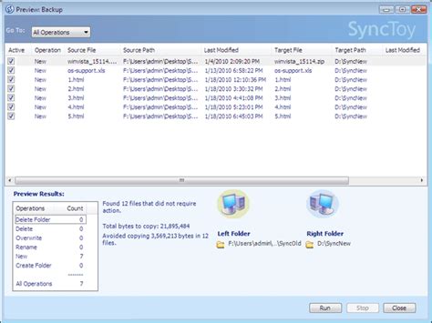 Windows Folder Sync Utility Famatila