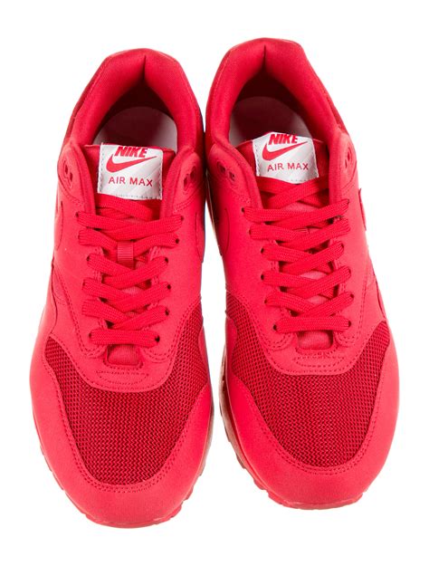 Nike Air Max 1 Tonal Red Sneakers Red Sneakers Shoes Wu243562