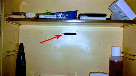 Nothing like getting cut picking up some of those good old rusty blades! Medicine cabinet with blade disposal slot | Badger & Blade