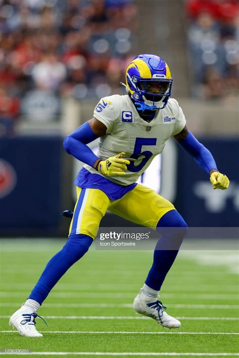 Los Angeles Rams Cornerback Jalen Ramsey During A Game Between The
