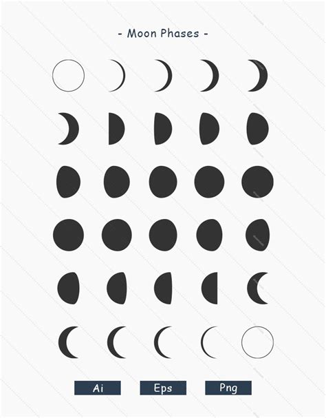 Free Moon Phases Cliparts Download Free Moon Phases Cliparts Png