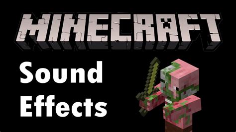 Minecraft Zombie Pigman Sound Effects Youtube
