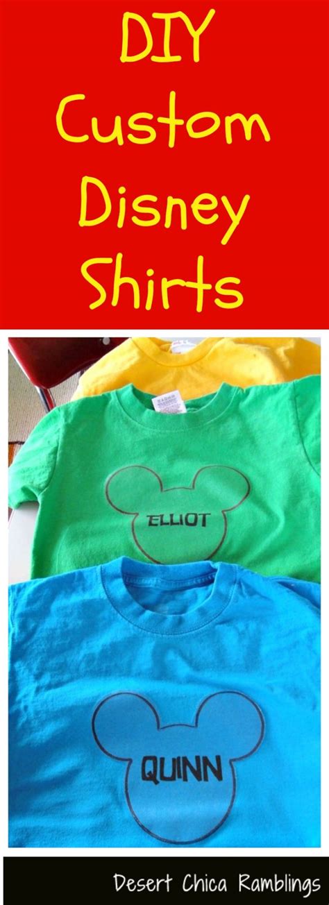 Easy Diy Custom Disney Shirts