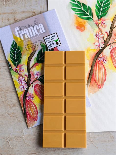 Chocolate Caramelo com Flor de Sal Priscyla França Chocolates