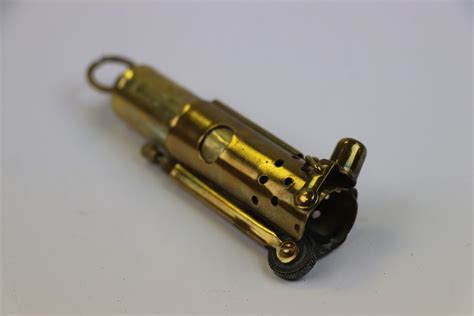 A British World War One Ww1 Brass Tower Trench Lighter