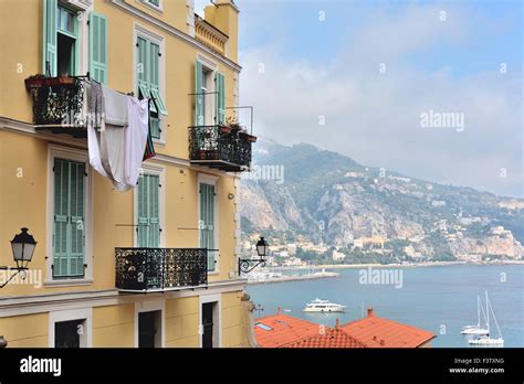 View To The Sea Form Picturesque Town Menton At The French Riviera