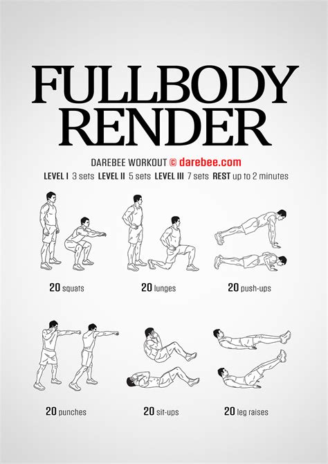 Fullbody Render Workout
