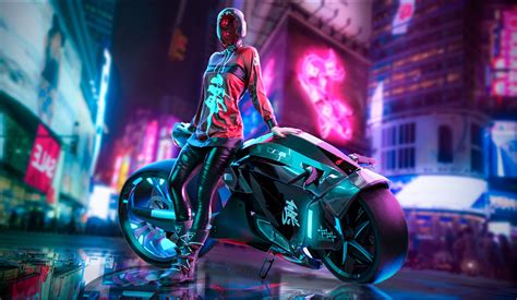 Cyberpunk Motorcycle Art Wallpaper Hd Artist 4k Wallpapers Images