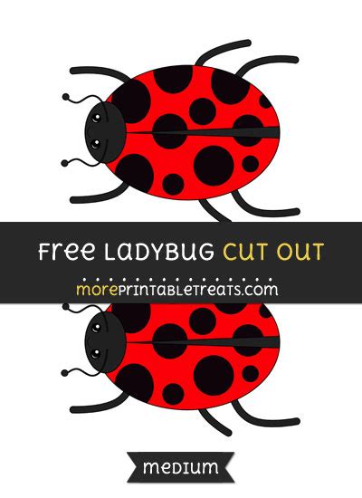 Ladybug Cutouts Printable