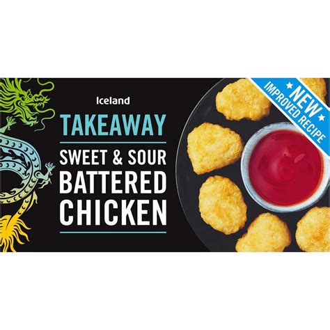 Iceland Sweet And Sour Battered Chicken 229g Chinese And Oriental