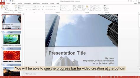 How To Put A Powerpoint File On Youtube Youtube