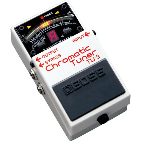 Boss Tu 3 Chromatic Tuner For Electric And Bass Guitars Tu 3 Bandh