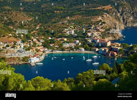 Greece Ionian Island Cephalonia Assos Village Stock Photo Alamy