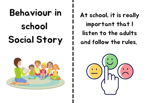 Behaviour In Class Social Story Behaviour Management In School Good