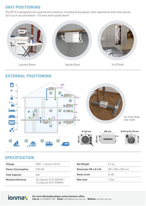 andatech ionmax df12 industrial desiccant dehumidifier brochure page 2 created with
