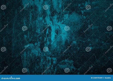 Dark Blue Grunge Textures With Abstract Spots For Background Stock