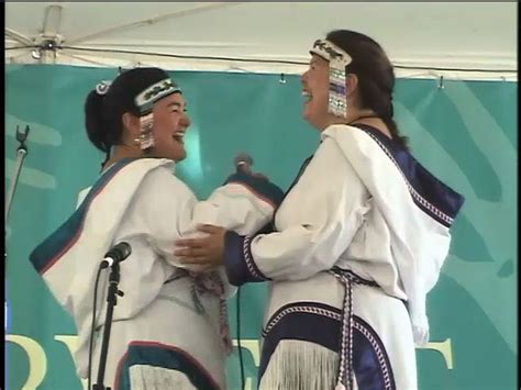 Inuit Throat Singing Demonstration By Karin And Kathy Kettler At 2004
