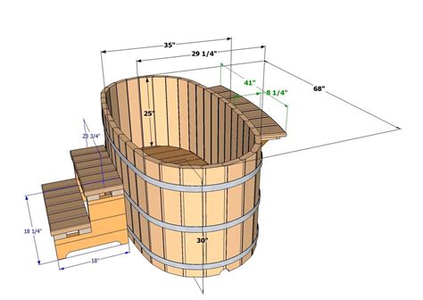 This tub has a large soaking area. Amazon.com - Ofuro Japanese soaking hot tub - 2 person ...